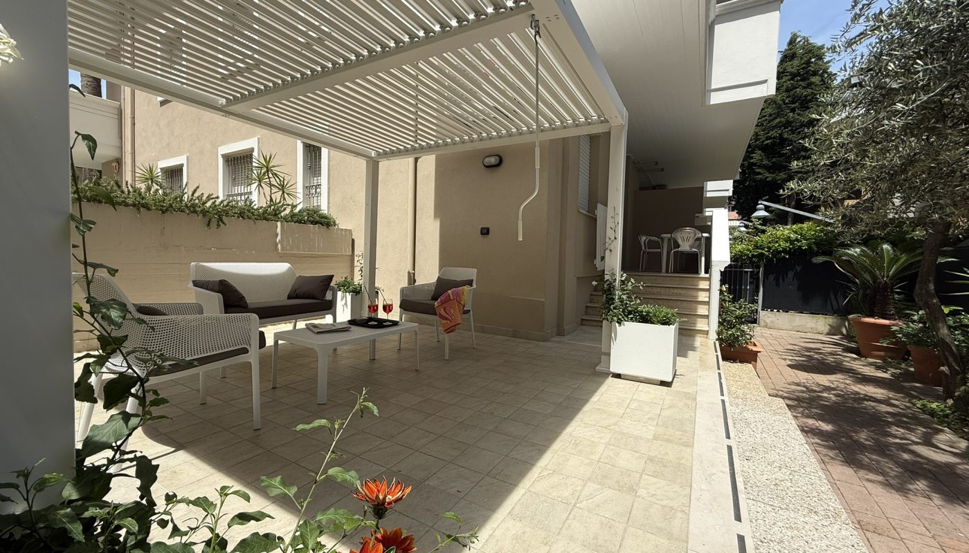 trilocale piano terra